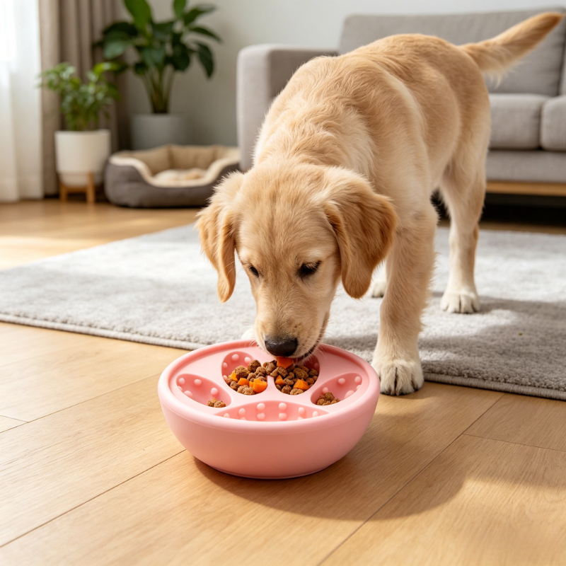 Pet Licking Bowl, with Stable Bowl Base, Dog Lick Bowls Slow Feeder, Slow Feeder, Enhanced Digestive Support, for Treat Dispensing Enrichment Play Training Boredom Relief Meal Puppy Indoor