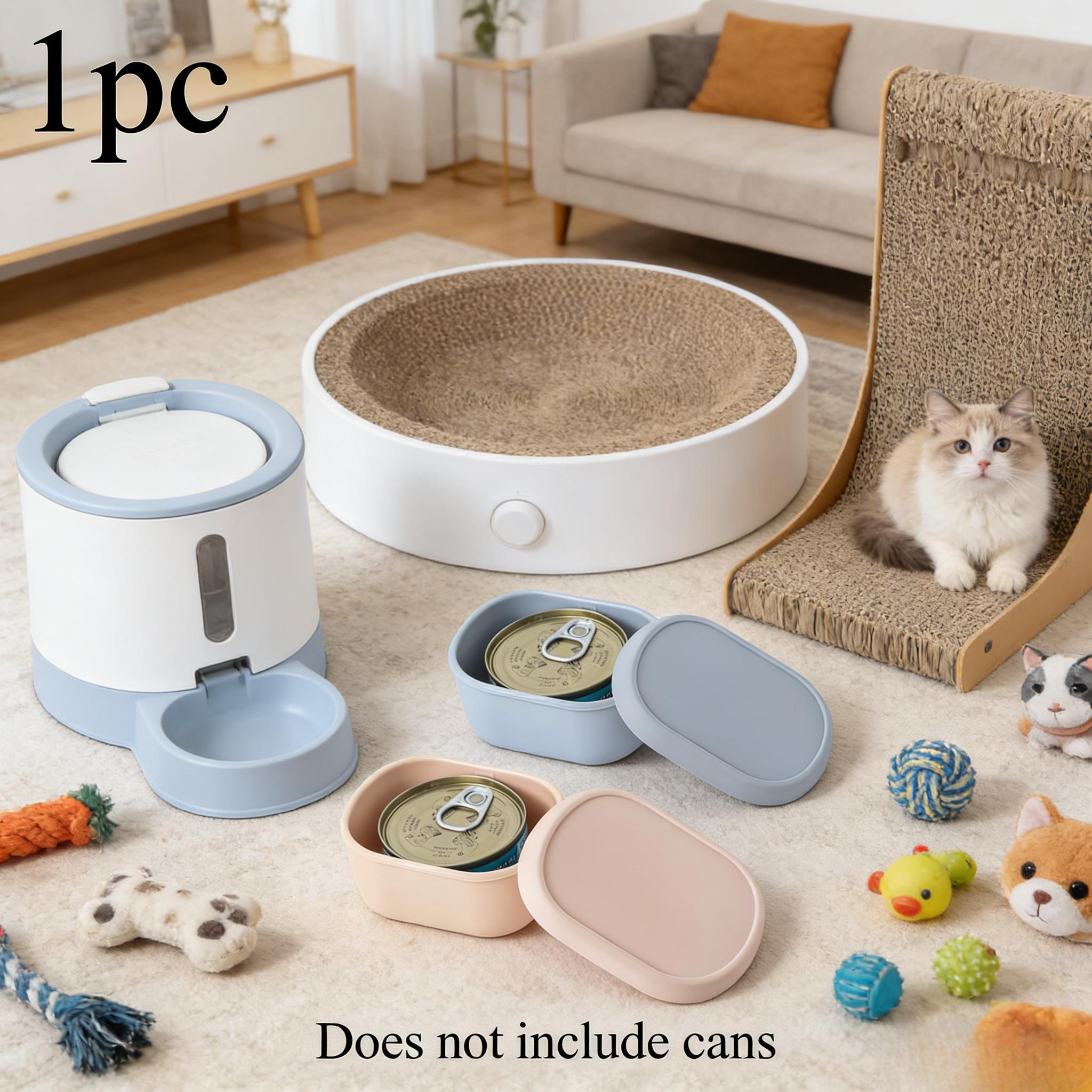 [Pet Food Container] A Container Designed to Hold a 30-Ounce Cat Food Can, Featuring a Sealed Lid to Keep The Food Fresh, Suitable for Pet Supplies And Feeding, And a Reusable 200 Ml/70 Oz Box